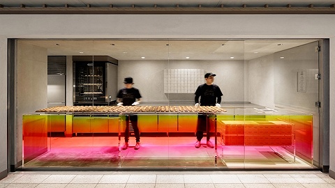 This Japanese dessert shop combines indust
