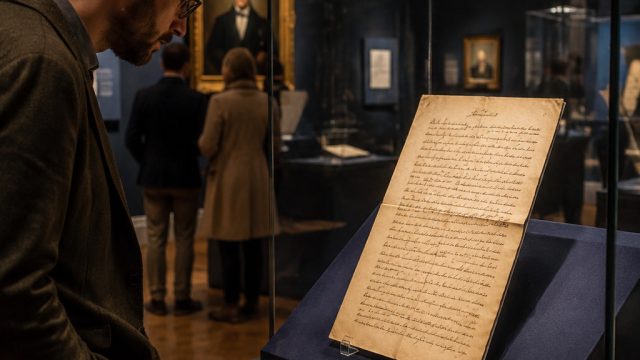 Historic Washington Letter Showcased in 